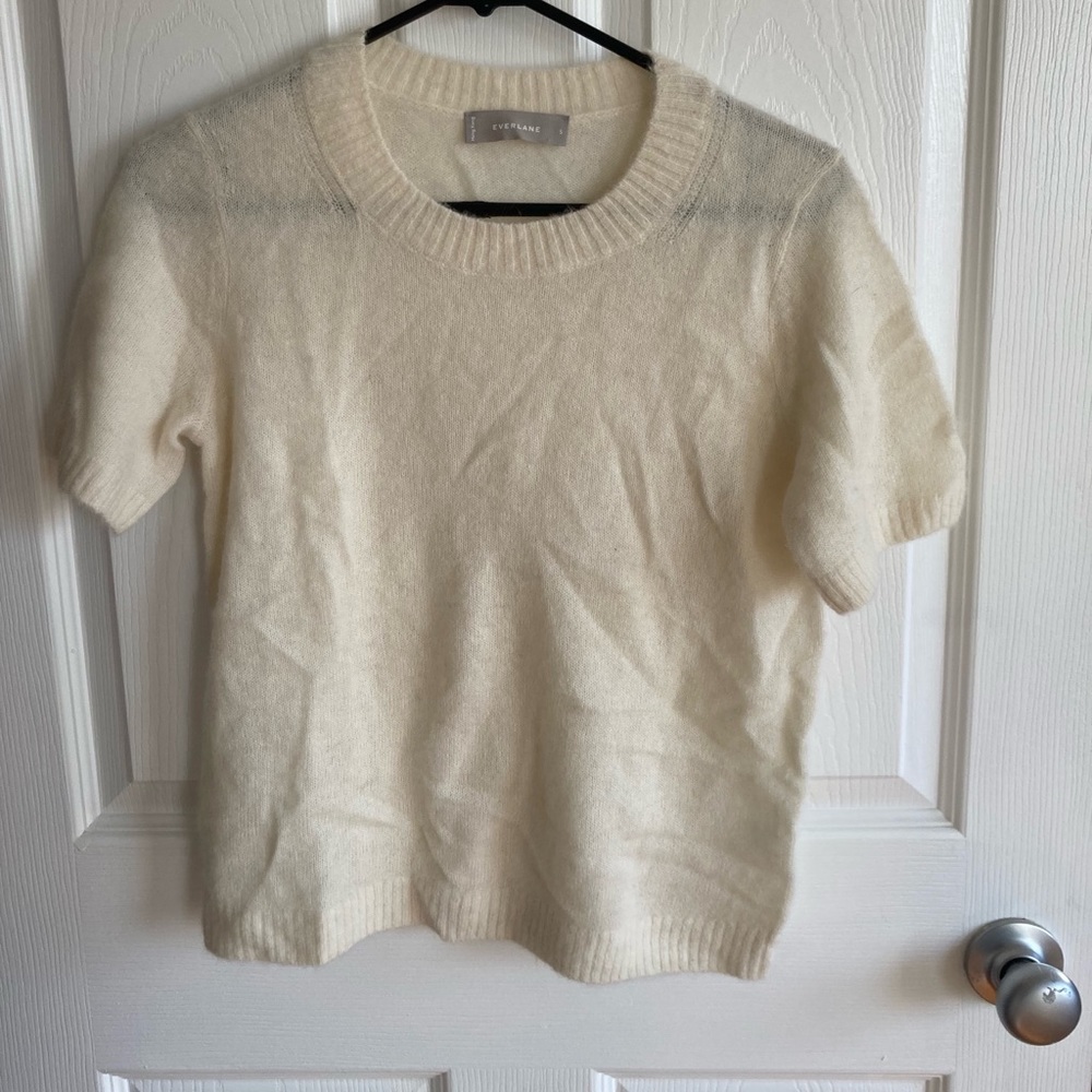 Everlane Short Sleeve Alpaca Tee